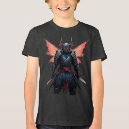 Kids Fantasy Samurai T-Shirt Tri-Blend Shirt