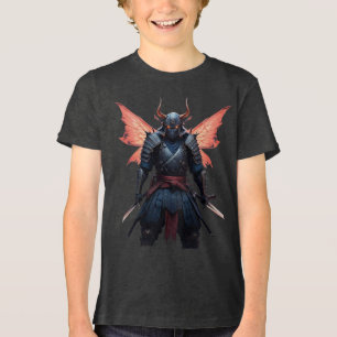Kids Fantasy Samurai T-Shirt Tri-Blend Shirt