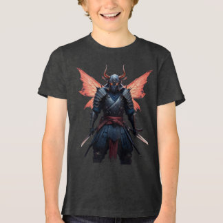 Kids Fantasy Samurai T-Shirt Tri-Blend Shirt