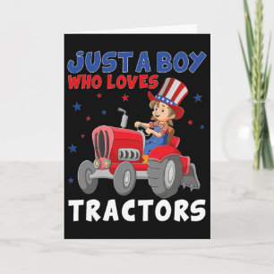 Kids Farm Lifestyle 4. Juli Nur Ein Junge Der Lieb Karte