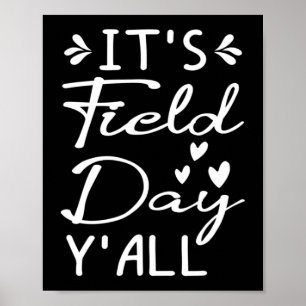 Kids Field Day, last day of school Field Teach Poster