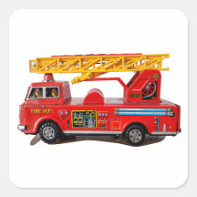 KIDS FIRETRUCK T - SHIRT