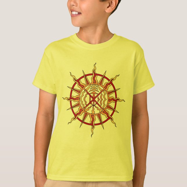 Kid's First Nations T - Shirt Spirituelle Stammesk (Vorderseite)
