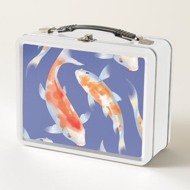 Kids Fish Tackle Box Metall Brotdose (Vorderseite)