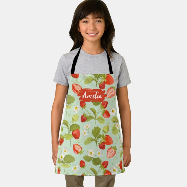 Kids Floral Personalisierte Schürze, Cook Backen G Schürze (Insitu)