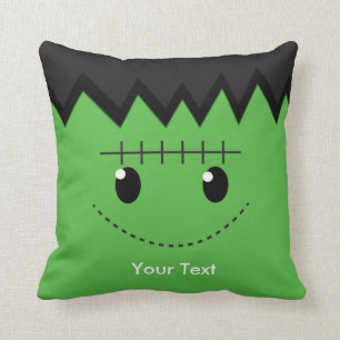 Kids Frankenstein Halloween Niedlich Room Throw Ki Kissen