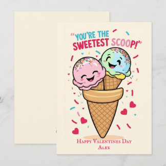 Kids Funny niedlich Valentinstag Feiertagskarte