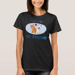 Kids Future Pet Rescuer Kinder Hunde Rettung Tier  T-Shirt