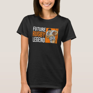 Kids Future Rugby Legend Zitat für Ihre zukünftige T-Shirt