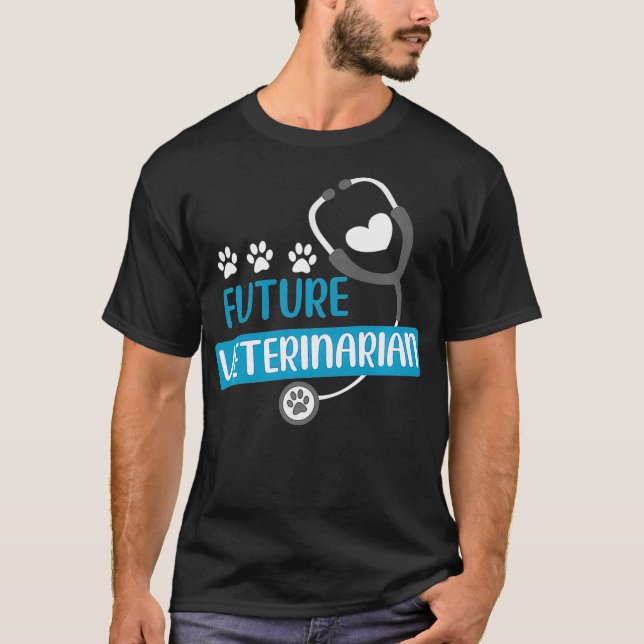Kids Future Veterinary Gift Vet Costume Kit T-Shirt (Vorderseite)