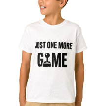Kids Gamer T-Shirt – „Noch ein Spiel“ 