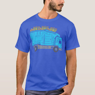 Kids Garbage Truck Chanukah Pajamas Kleinkind Boys T-Shirt