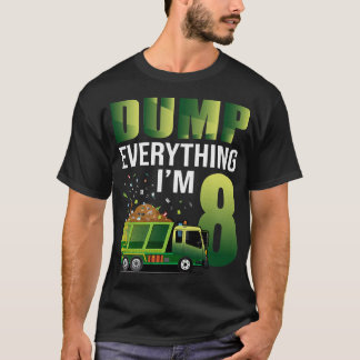 Kids Garbage Truck Dump Alles, was ich bin 8 Garba T-Shirt