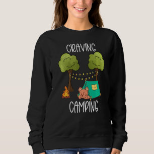 Kids Glamping Gear Zelt Camping Bären Camper Strin Sweatshirt