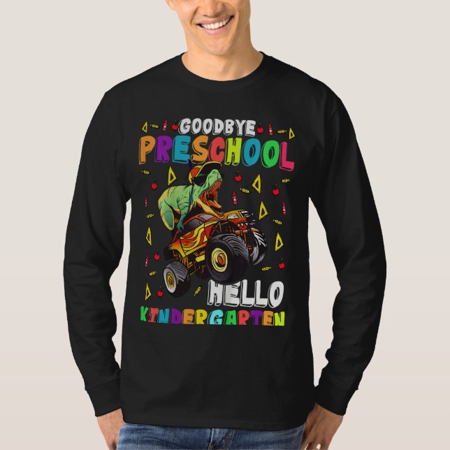 Kids Goodbye Pre K Hello Kindergarten Hier komme i T-Shirt (Vorderseite)
