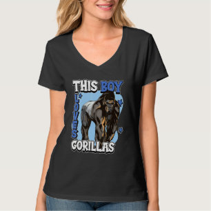 Kids Gorilla zitieren Affen dieser Junge Lieben Go T-Shirt