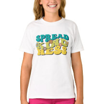 Kids Groovy Shirt | Spread-Kindness-T - Shirt