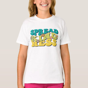 Kids Groovy Shirt   Spread-Kindness-T - Shirt