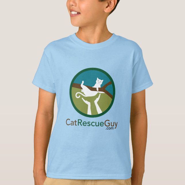 Kid's großes Logo T - Shirt (Vorderseite)