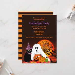 Kids Halloween Costume Party Einladung