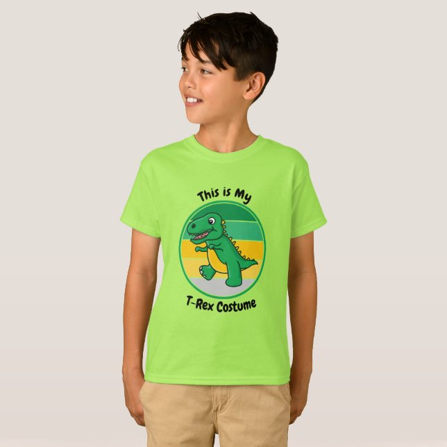 Kids Halloween Dinosaur Das ist mein T-Rex-Kostüm T-Shirt (Vorne ganz)
