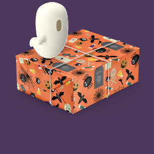 Kid's Halloween-Muster Geschenkpapier