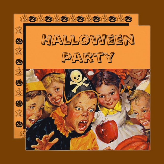 Kid's Halloween-Party Einladung (Von Creator hochgeladen)