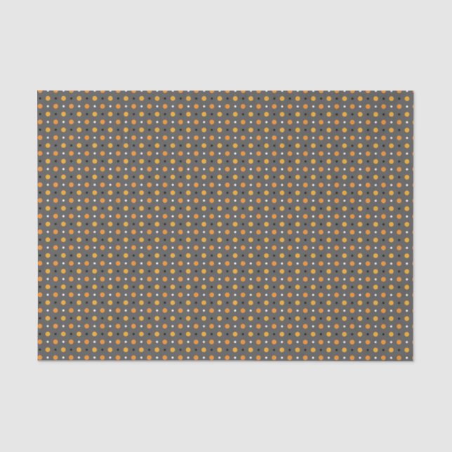 Kids Halloween Polka Dots groß und klein Seidenpapier (Vorderseite)
