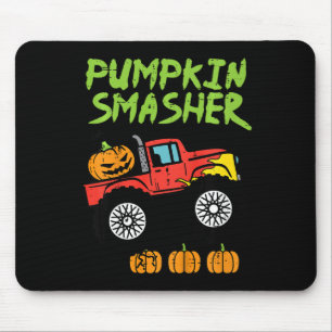 Kids Halloween Pumpkin Smasher Monster Truck Costu Mousepad