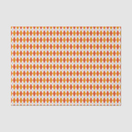 Kids Halloween Raute Orange Black Seidenpapier
