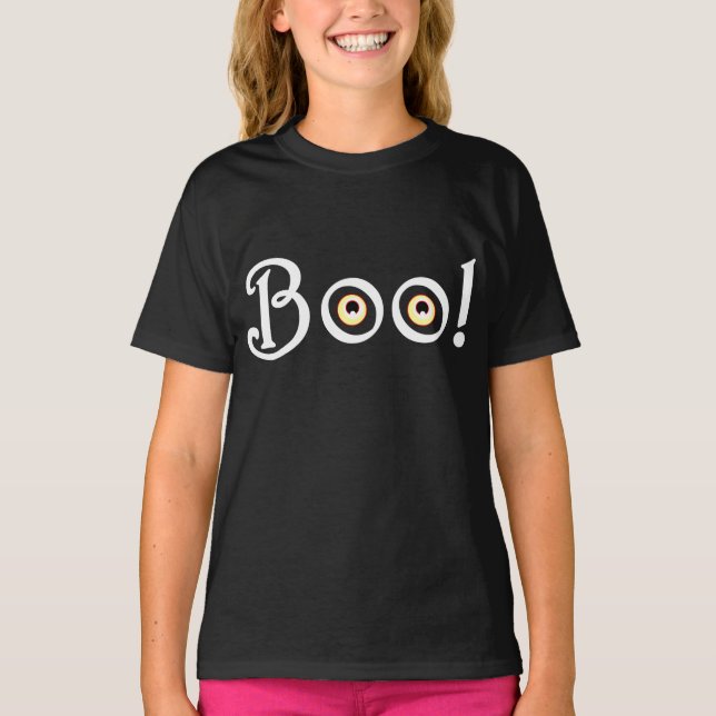 Kid's Halloween Shirt Niedlich Boo Shirts & T-Shir (Vorderseite)