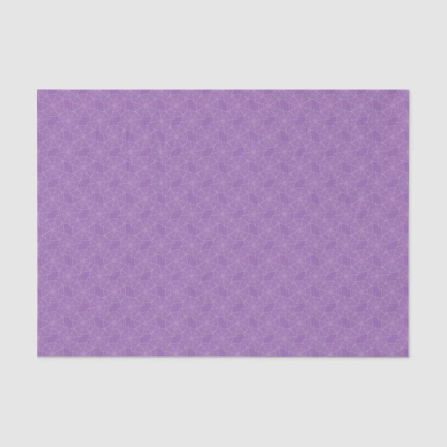 Kids Halloween Spooky Spider Webs Lila Seidenpapier (Vorderseite)