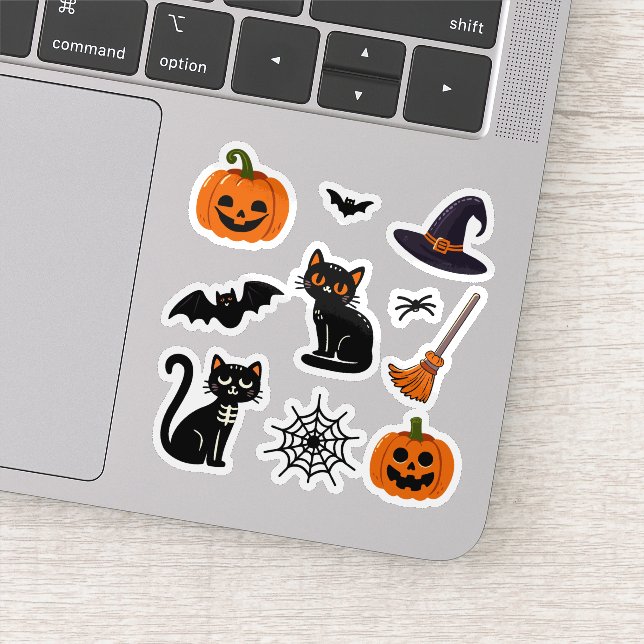 Kids Halloween Sticker Set (Detail)