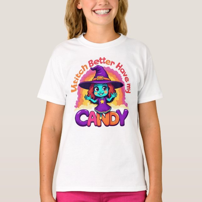 Kids Halloween T-Shirt (Vorderseite)