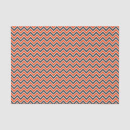 Kids Halloween Zickzack Bold Orange Schwarz-weiß Seidenpapier