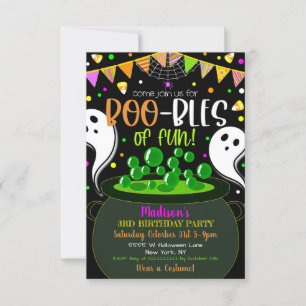 Kid's Hallowen-Party Einladung