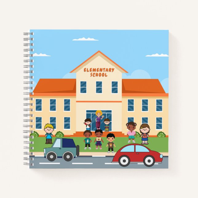  Kids HandWriting Notebook Notizbuch (Vorderseite)