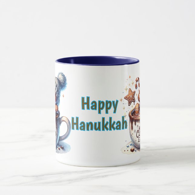 Kids Happy Hanukkah Cocoa Tasse (Zentrum)