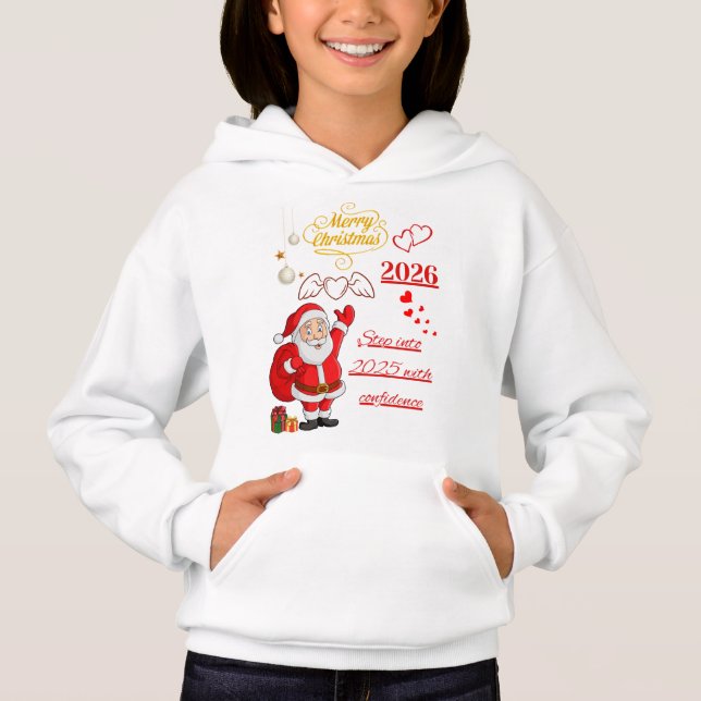 Kids Happy New Year T-Shirt Hoodie (Vorderseite)