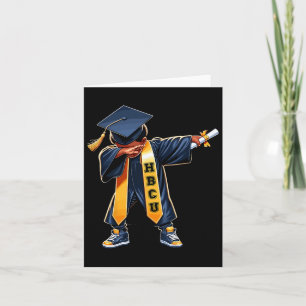 Kids Hbcu Funny Boys Grad Dabbing Abschluss Karte