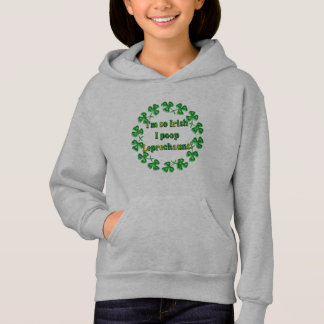 Kid's Hoodie-gekleidetes Sweatshirt Irish Pride