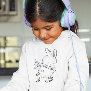 Kids Hoodie Yuki-Lieben Ice-Skaten