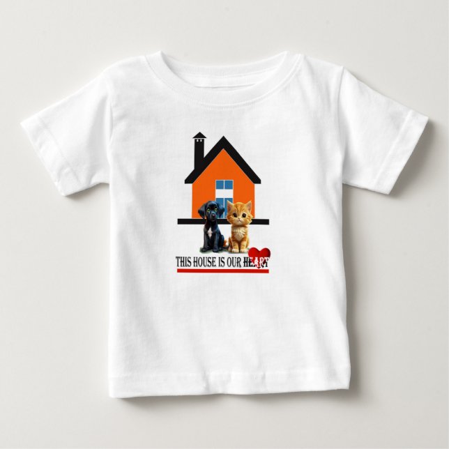 KIDS HOUSE BABY T-SHIRT (Vorderseite)