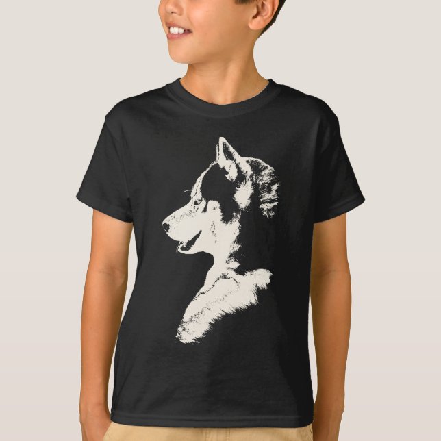 Kid's Husky-T - Shirt Bio Schlittenhund Shirt (Vorderseite)