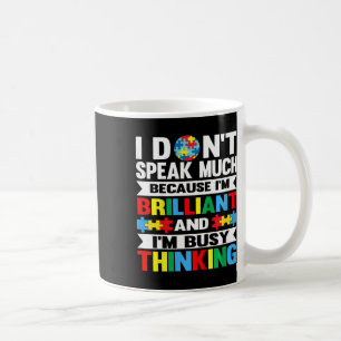 Kids, ich spreche nicht viel, ich bin brillant, Ki Kaffeetasse