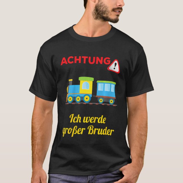 Kids Ich Werde Große Bruder Nachwuchs Birth Baby T-Shirt (Vorderseite)