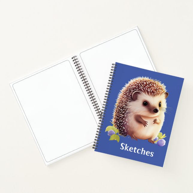 KIds Igel Sketch Notizbuch (Innenseite)