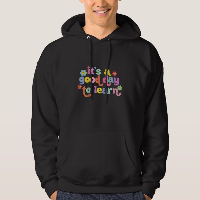 Kids It's A Good Day To Learn Read Hoodie (Vorderseite)