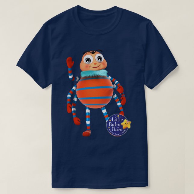 Kids Itsy Bitsy SpiderLittle Baby Bum T-Shirt (Design vorne)