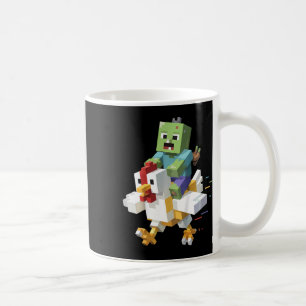 Kids Jock Hühnchen-Shirt Pixel Art Gamer Zombie Ju Kaffeetasse